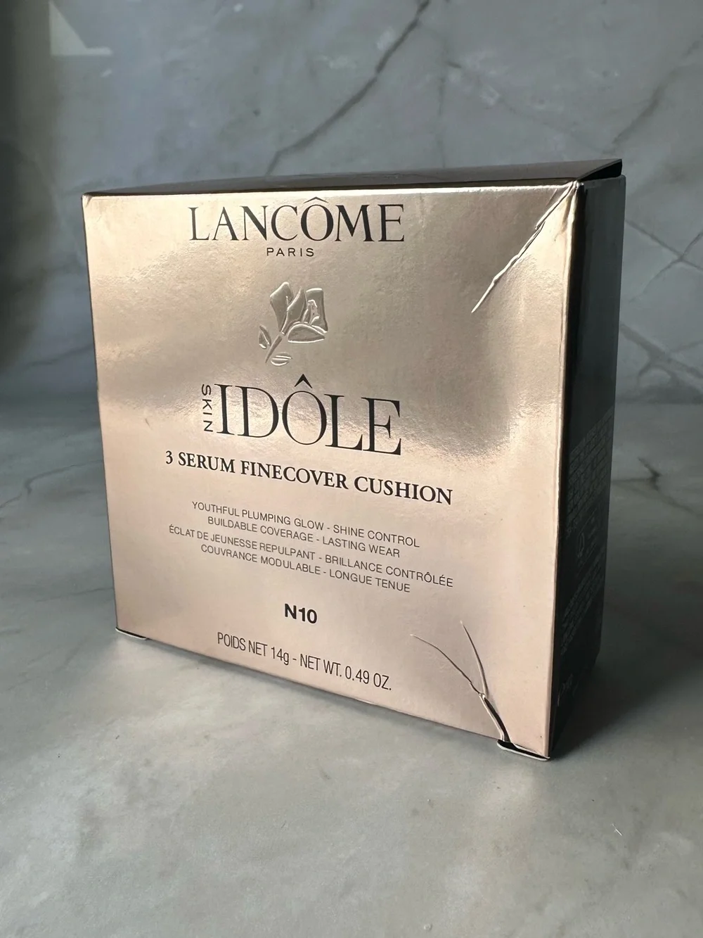 Lancome Skin Idole 3 Serum Finecover Cushion N10 Foundation 14g Asia Exclusive